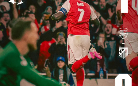 Arsenal vence Atlético de Madrid e avança para final da Champions League