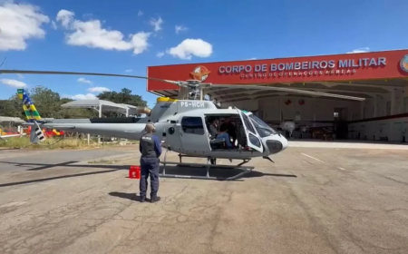 Paciente é levada de helicóptero de Goiás a Brasília para transplante de coração