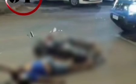 Duas motos se envolvem em acidente na região central de Rialma