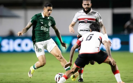 Goiás vence o Botafogo-SP na Serrinha e entra na zona de acesso da Série B