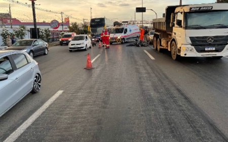 Motociclista morre após acidente e atropelamento na BR-153 em Goiânia