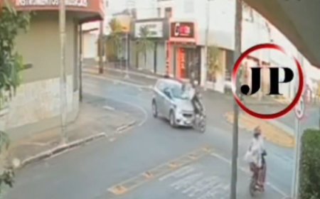 Cruzamento da Avenida Goiás com rua 22 registra grave acidente em Goianésia