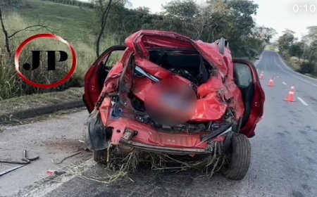 Capotamento na BR-153 deixa quatro feridos próximo ao trevo de Itapaci