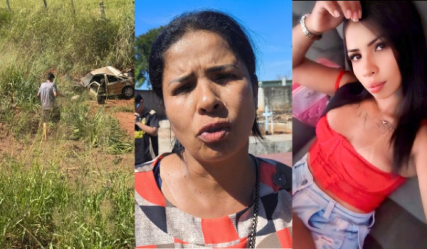 Após perder filha em acidente em Rialma, mãe faz apelo comovente à juventude