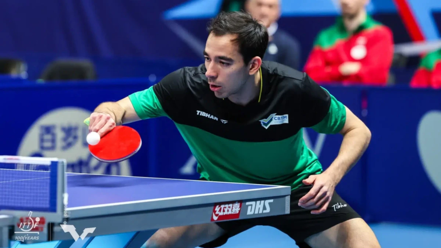 Brasil vira contra Singapura e avança para oitavas de final da disputa masculina do Mundial de Tênis de Mesa por equipes
