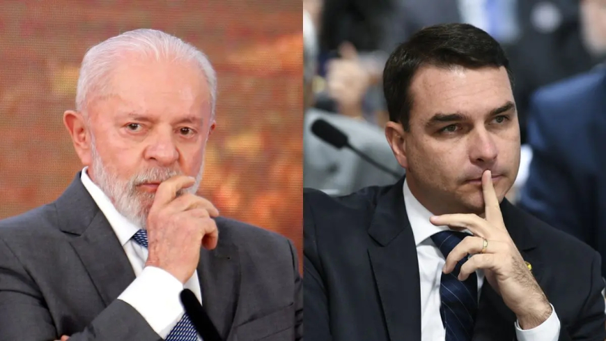 Flávio Bolsonaro diz que não recusaria cumprimentar Lula: ‘Se passar perto, não tenho problema’