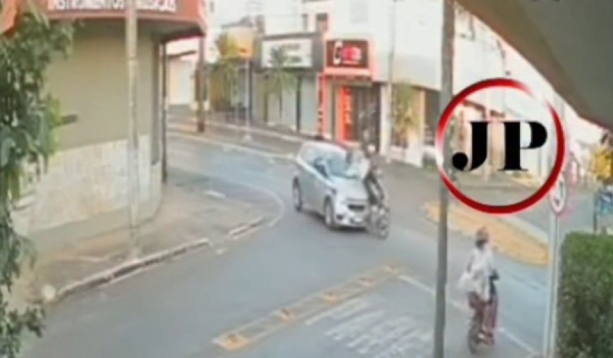 Cruzamento da Avenida Goiás com rua 22 registra grave acidente em Goianésia