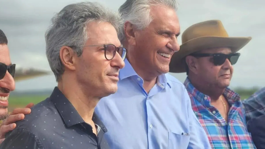 Caiado e Zema se reúnem para discutir aliança, mas encontro termina sem definição