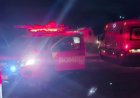 Veículo capota na BR-153 próximo ao trevo Sul de Rialma