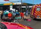 Colisão entre duas motocicletas deixa três feridos em Goianésia