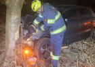 Seis pessoas ficam feridas durante acidente na GO-080, próximo à Fricó