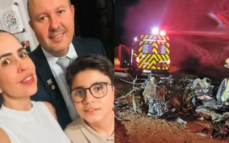 Vereador de Cachoeira Alta, esposa e filho morrem em colisão frontal na GO-206, em Quirinópolis
