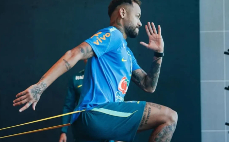 Neymar celebra possível volta à seleção contra a Escócia: ‘Feliz demais’
