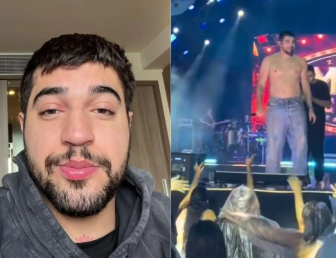 Vídeo: Nattan faz show bêbado, pede desculpas aos fãs e promete apresentação gratuita