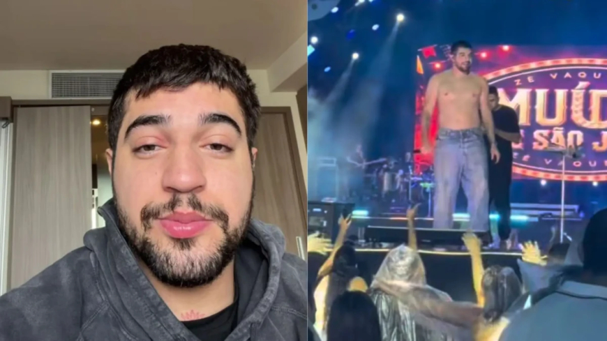 Vídeo: Nattan faz show bêbado, pede desculpas aos fãs e promete apresentação gratuita