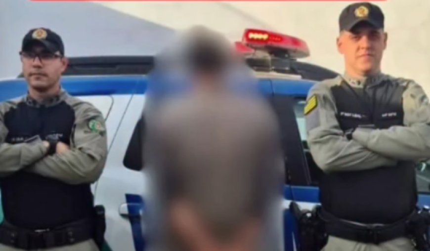 Homem é preso por importunação sexual e posse de munições de calibre restrito em Rialma
