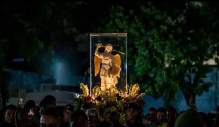 Imagem peregrina de São Miguel Arcanjo chega a Goiás pela primeira vez, estará em Goianésia
