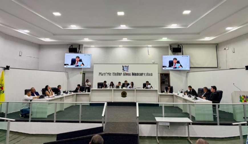 Câmara Municipal de Ceres aprova requerimentos e aprecia veto durante sessão ordinária