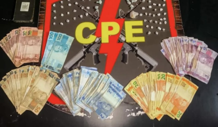 CPE de Rialma prende suspeito por tráfico e apreende drogas em Carmo do Rio Verde
