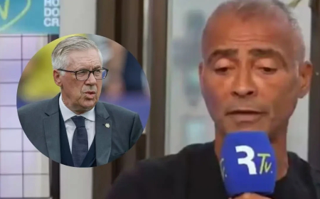 Romário diz que se comandasse a CBF teria demitido Ancelotti ainda no vestiário
